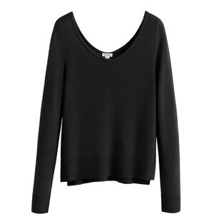 Cuyana Single-Origin Cashmere Scoop Neck Sweater Sz S